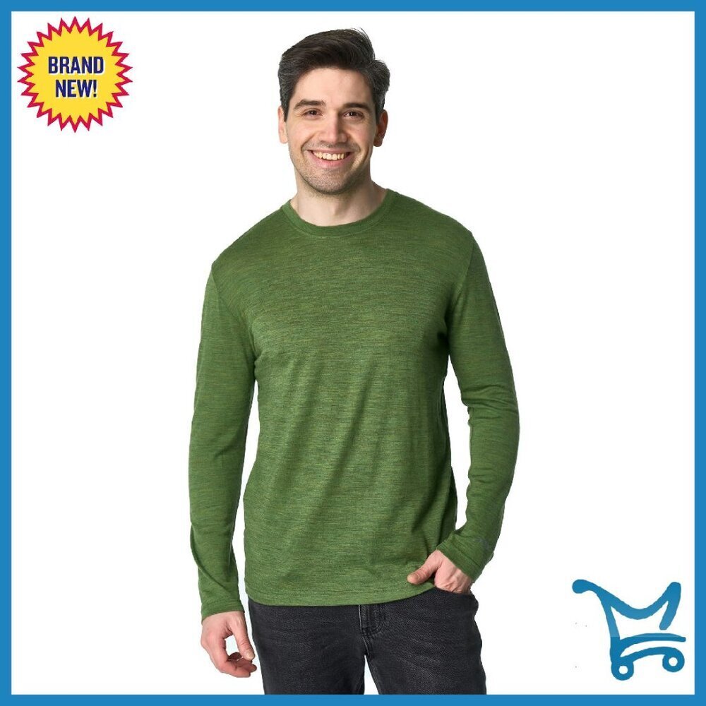 Men's 100% Merino Wool Base Layer Thermal Shirt Slim Fit